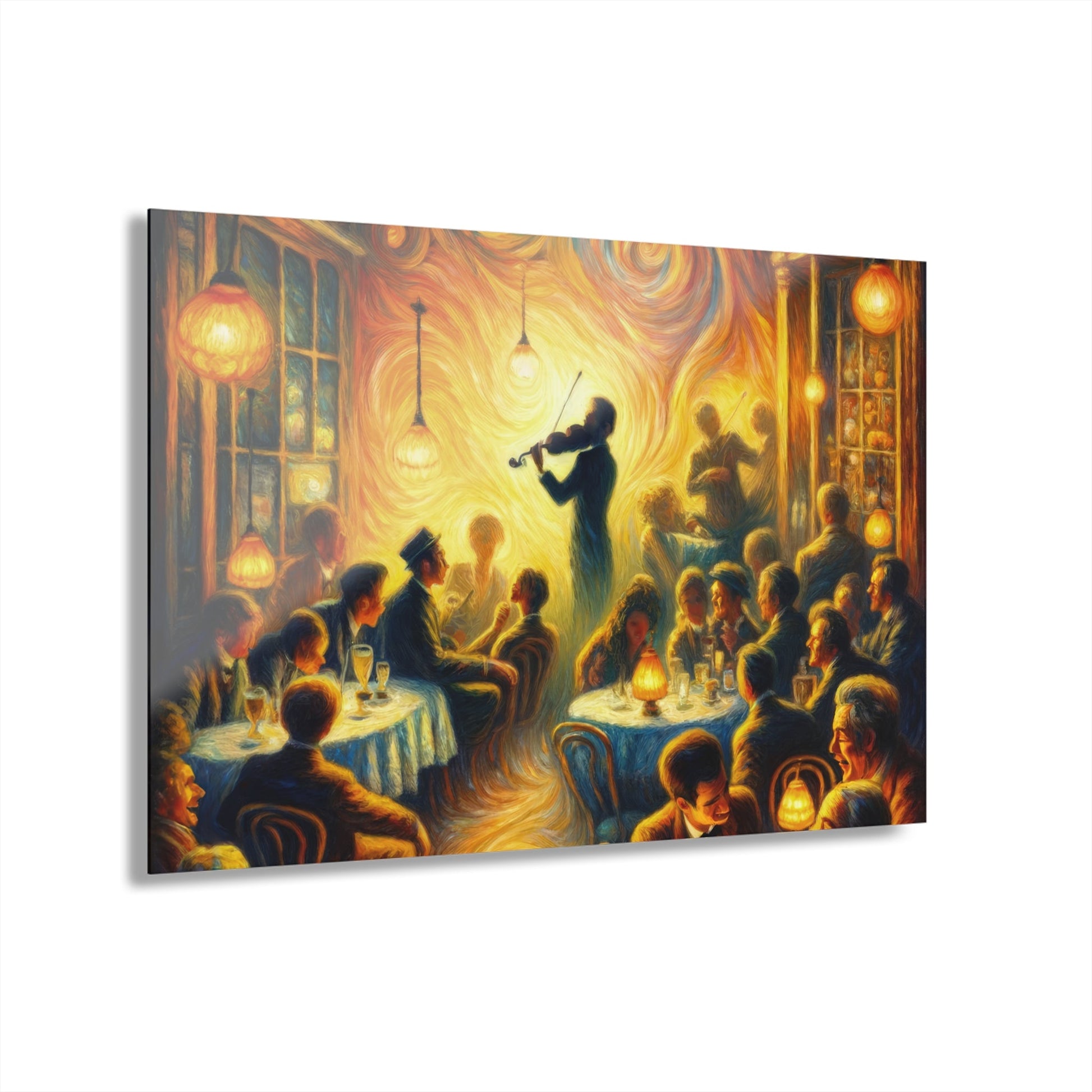 Bistro Emotive Entry Acrylic Prints (French Cleat Hanging) - ATUH.ART