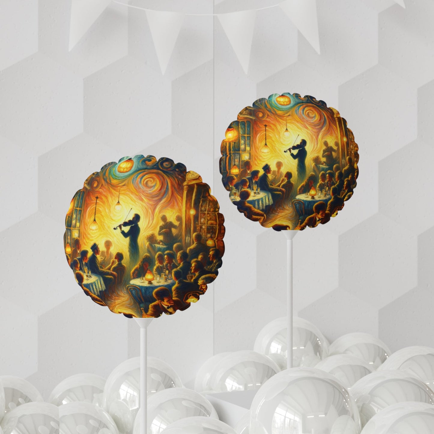 Bistro Emotive Entry Balloon (Round and Heart-shaped), 11" - ATUH.ART