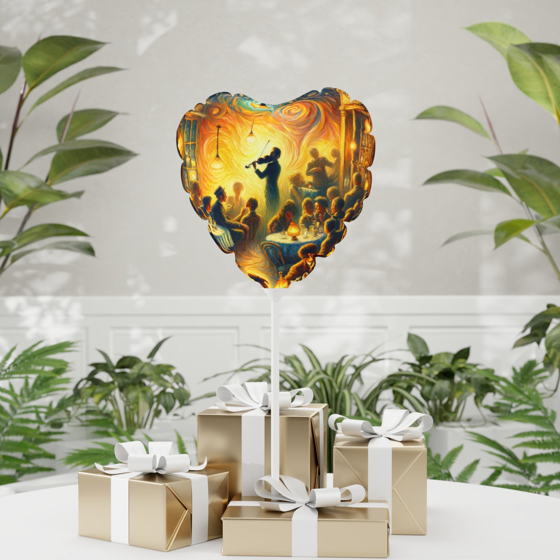 Bistro Emotive Entry Balloon (Round and Heart-shaped), 11" - ATUH.ART