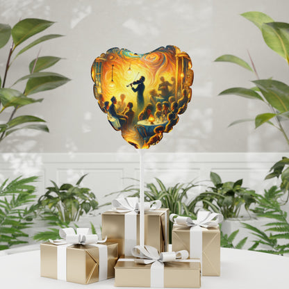 Bistro Emotive Entry Balloon (Round and Heart-shaped), 11" - ATUH.ART