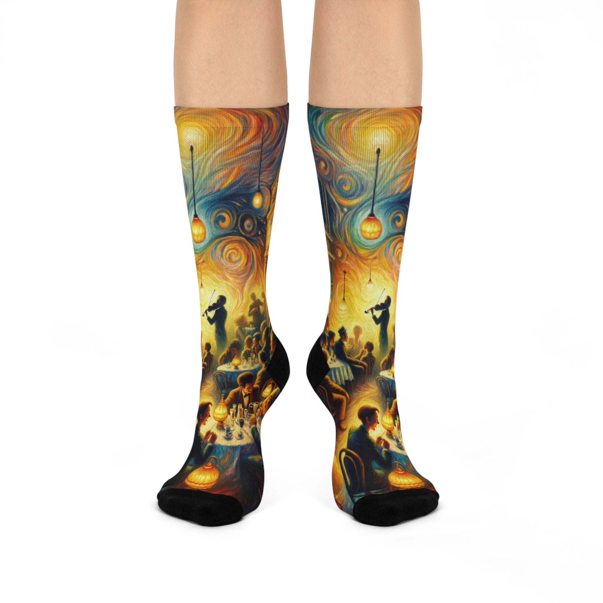 Bistro Emotive Entry Cushioned Crew Socks - ATUH.ART