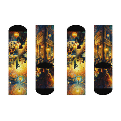 Bistro Emotive Entry Cushioned Crew Socks - ATUH.ART