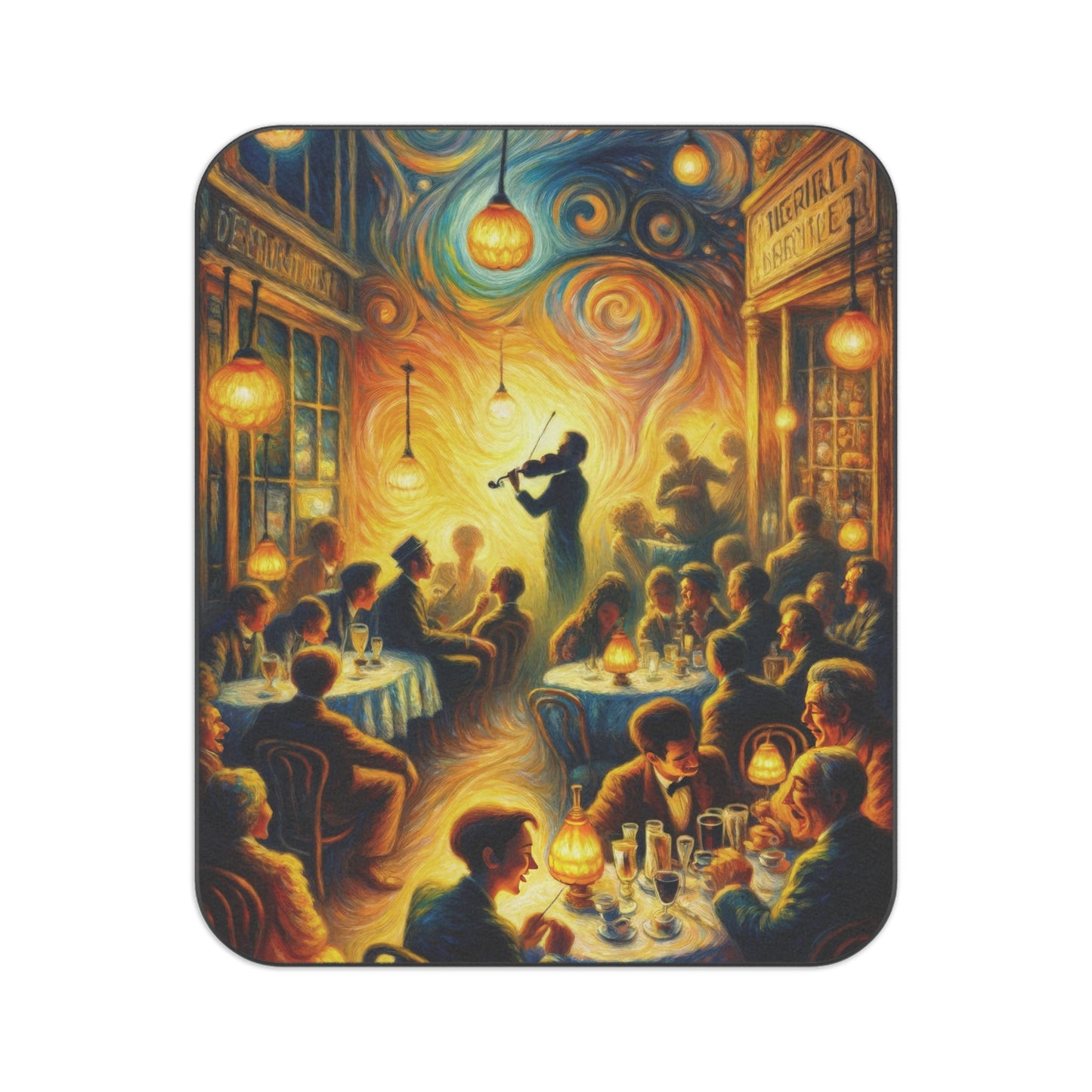 Bistro Emotive Entry Picnic Blanket - ATUH.ART