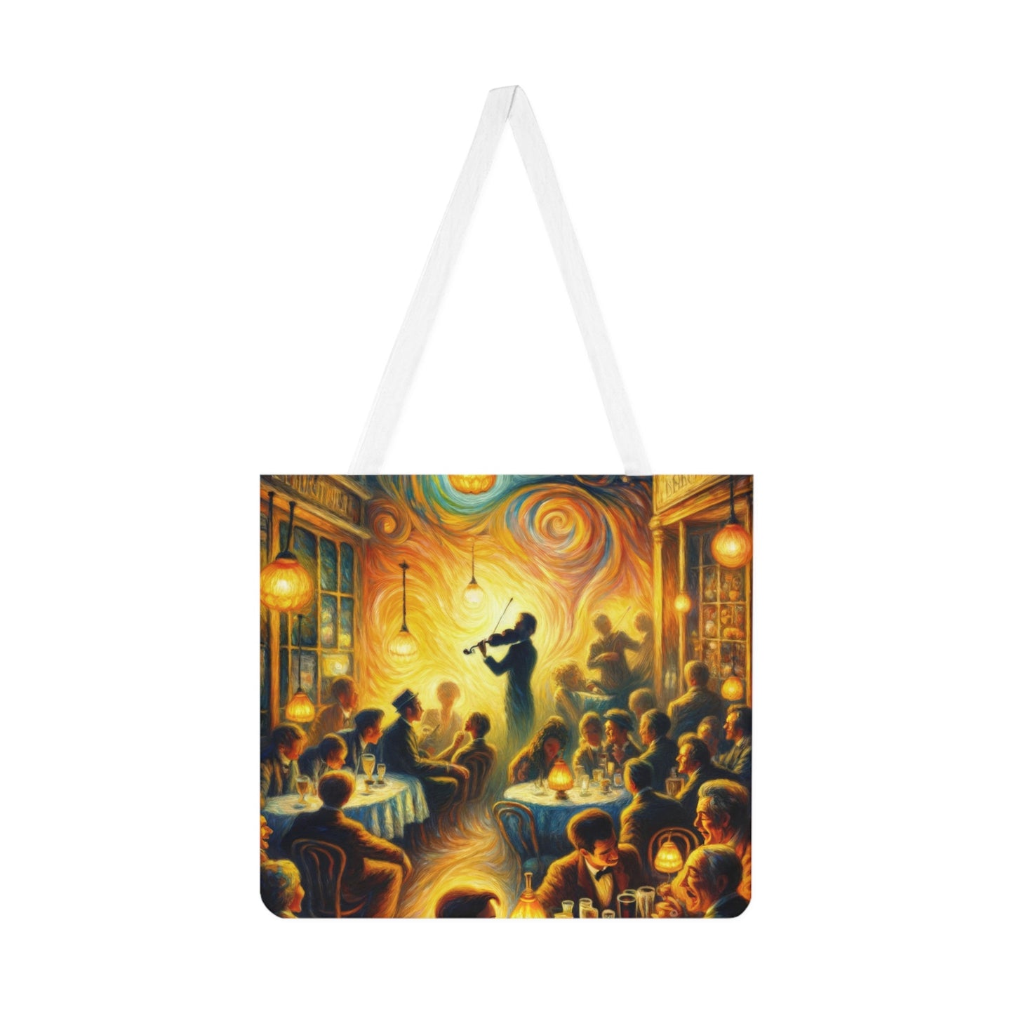 Bistro Emotive Entry Shoulder Tote Bag (AOP) - ATUH.ART