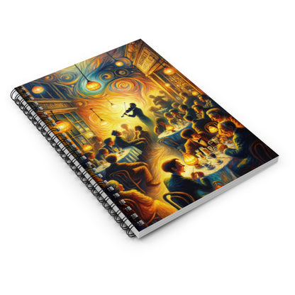 Bistro Emotive Entry Spiral Notebook - Ruled Line - ATUH.ART