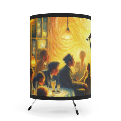 Bistro Emotive Entry Tripod Lamp with High-Res Printed Shade, US\CA plug - ATUH.ART
