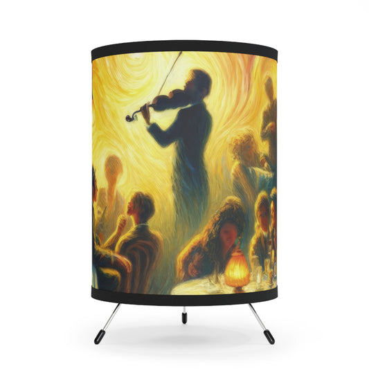 Bistro Emotive Entry Tripod Lamp with High-Res Printed Shade, US\CA plug - ATUH.ART