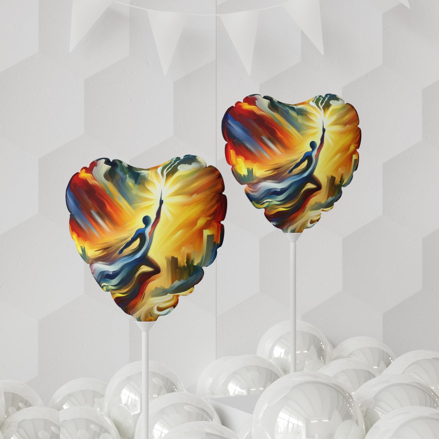 Boundless Dynamic Allegiance Balloon (Round and Heart-shaped), 11" - ATUH.ART