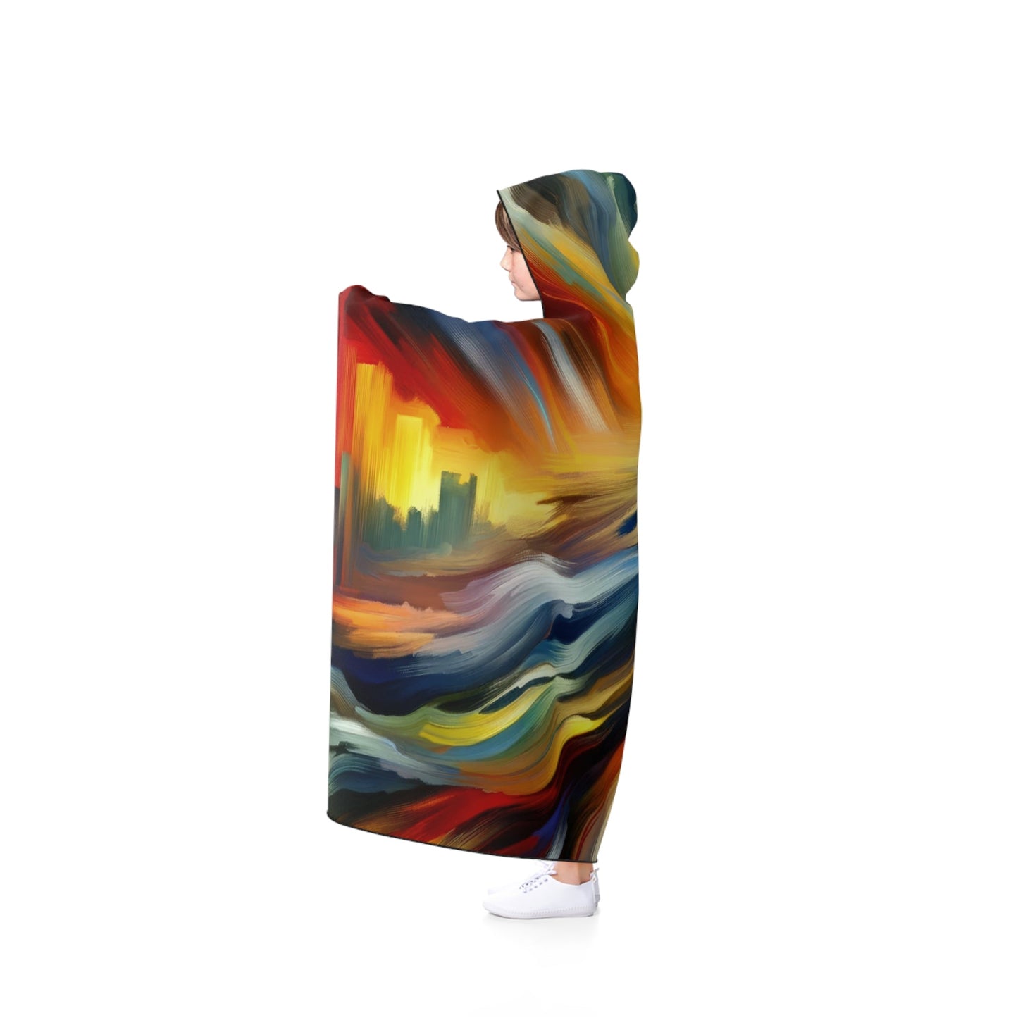 Boundless Dynamic Allegiance Hooded Blanket - ATUH.ART
