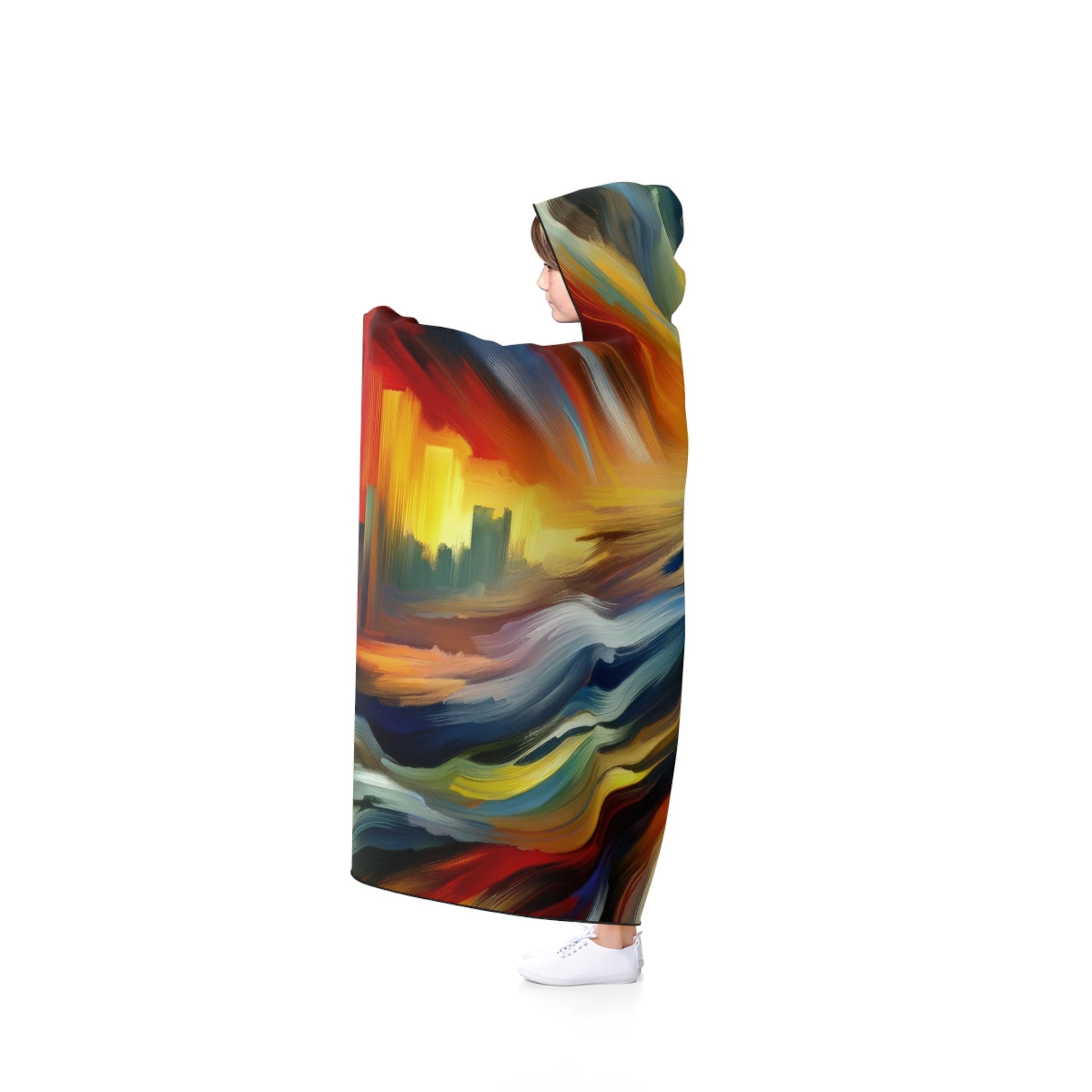 Boundless Dynamic Allegiance Hooded Blanket - ATUH.ART