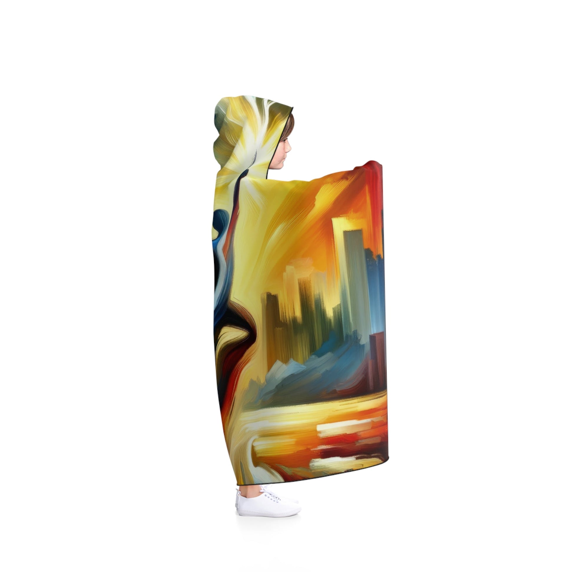 Boundless Dynamic Allegiance Hooded Blanket - ATUH.ART