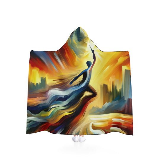 Boundless Dynamic Allegiance Hooded Blanket - ATUH.ART