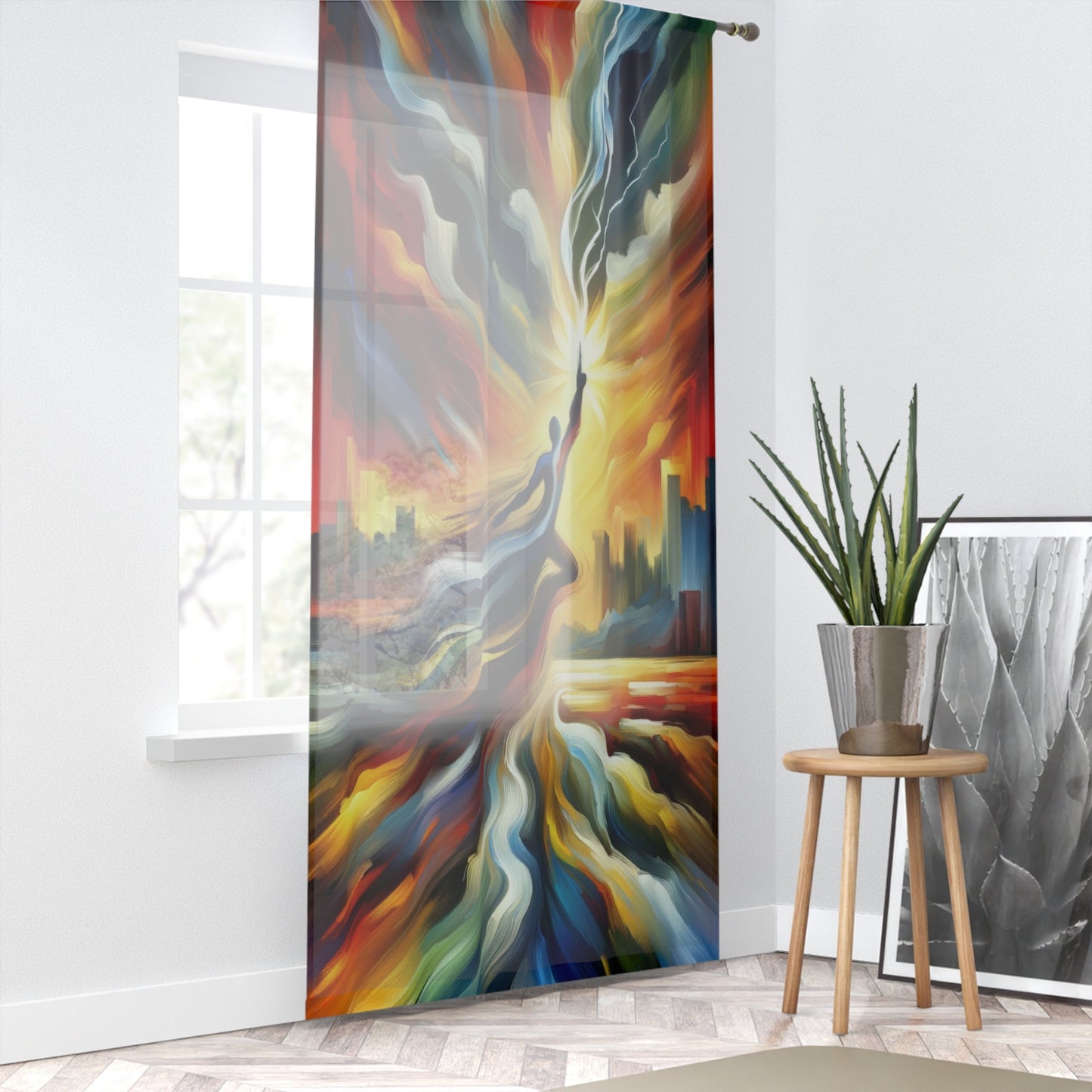 Boundless Dynamic Allegiance Window Curtain - ATUH.ART