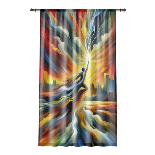 Boundless Dynamic Allegiance Window Curtain - ATUH.ART