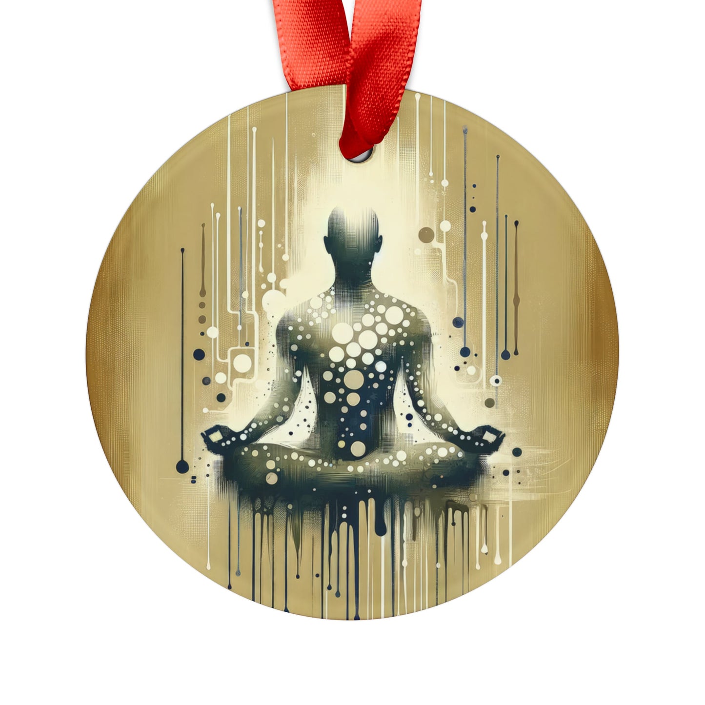 Breath Essence Beginning Acrylic Ornament with Ribbon - ATUH.ART