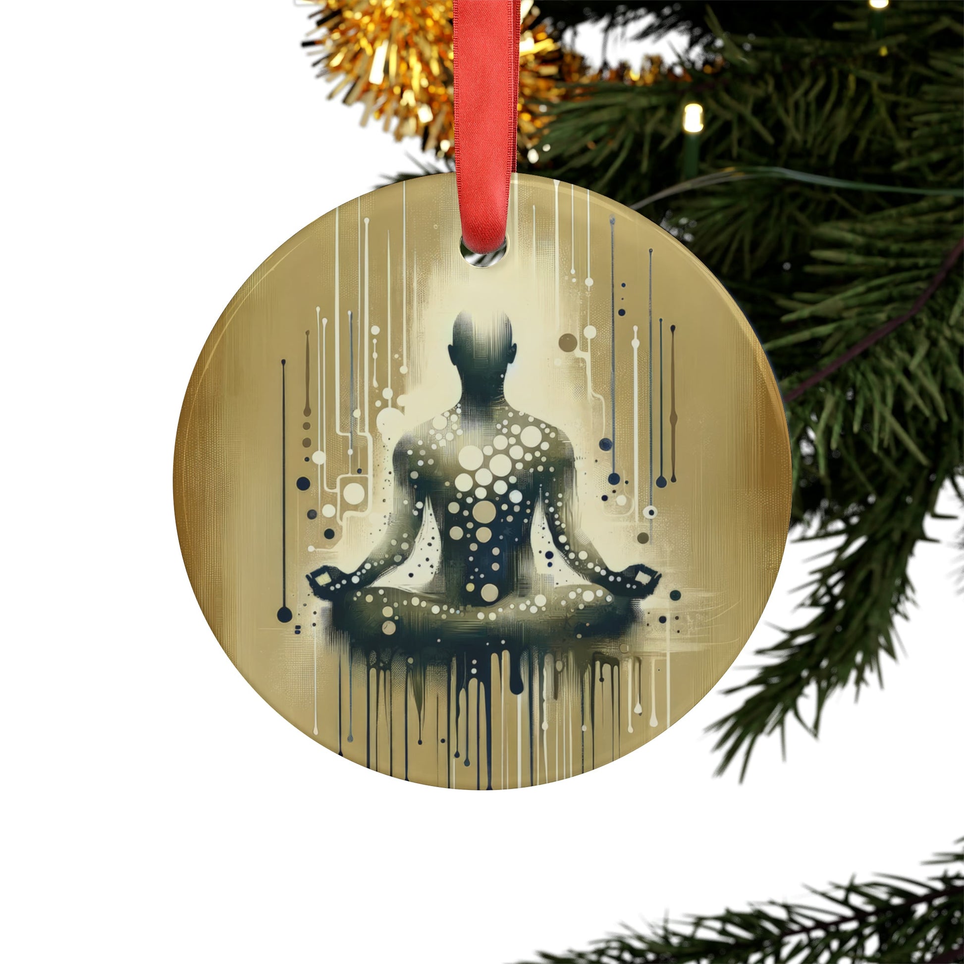 Breath Essence Beginning Acrylic Ornament with Ribbon - ATUH.ART