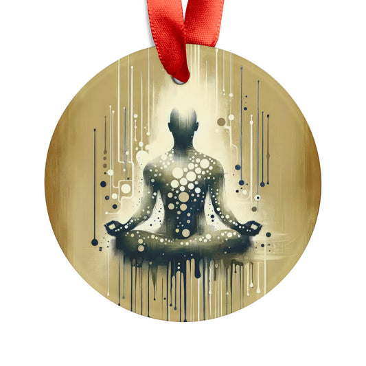 Breath Essence Beginning Acrylic Ornament with Ribbon - ATUH.ART