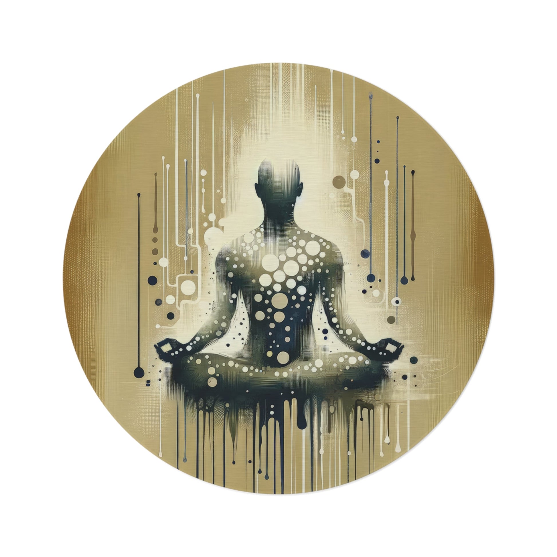 Breath Essence Beginning Round Rug - ATUH.ART