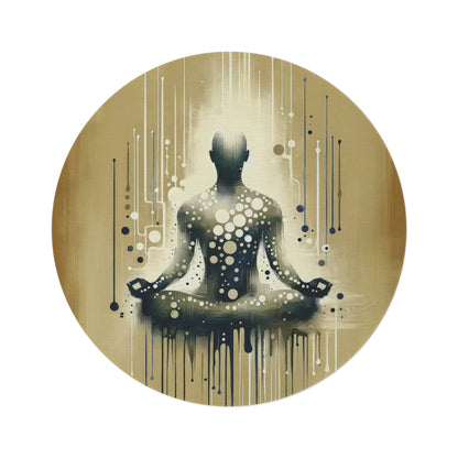 Breath Essence Beginning Round Rug - ATUH.ART