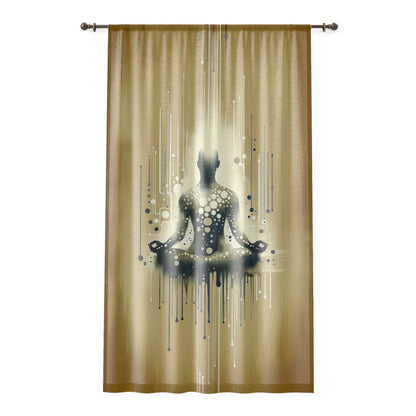Breath Essence Beginning Window Curtain - ATUH.ART