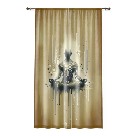 Breath Essence Beginning Window Curtain - ATUH.ART
