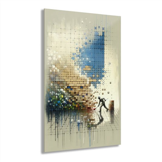 Change Tachism Everyday Acrylic Prints (French Cleat Hanging) - ATUH.ART