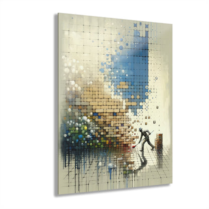 Change Tachism Everyday Acrylic Prints (French Cleat Hanging) - ATUH.ART
