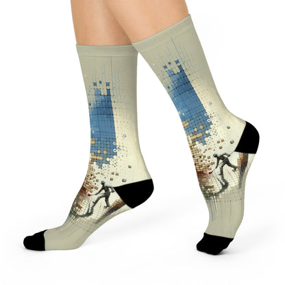 Change Tachism Everyday Cushioned Crew Socks - ATUH.ART