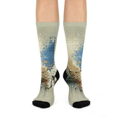 Change Tachism Everyday Cushioned Crew Socks - ATUH.ART