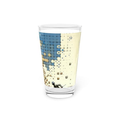 Change Tachism Everyday Pint Glass, 16oz - ATUH.ART