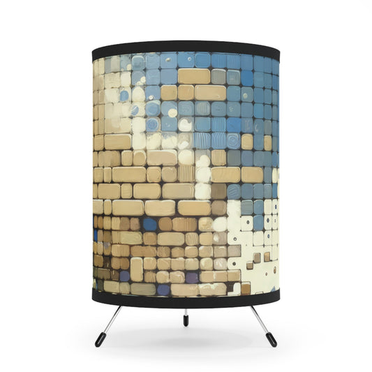 Change Tachism Everyday Tripod Lamp with High-Res Printed Shade, US\CA plug - ATUH.ART