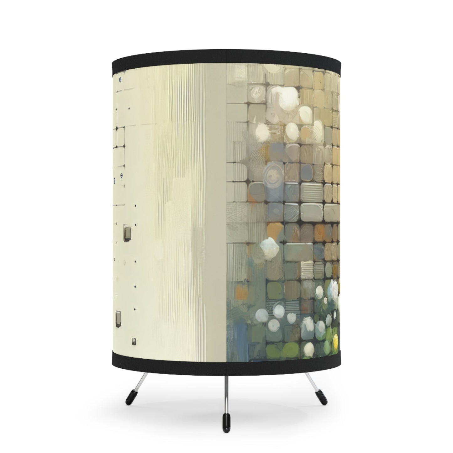 Change Tachism Everyday Tripod Lamp with High-Res Printed Shade, US\CA plug - ATUH.ART