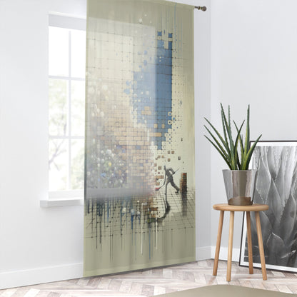 Change Tachism Everyday Window Curtain - ATUH.ART