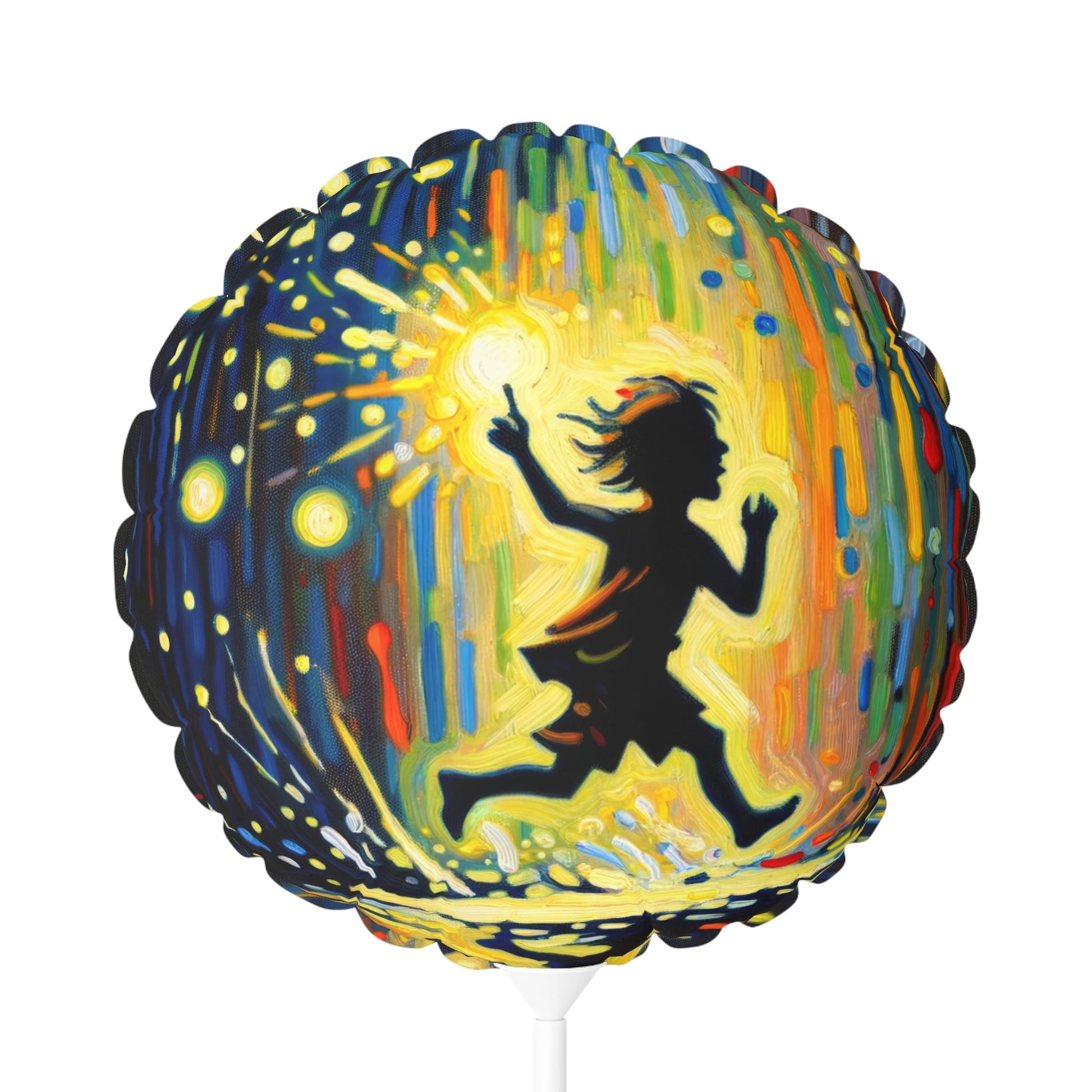 Child Firefly Chase Balloon (Round and Heart-shaped), 11" - ATUH.ART