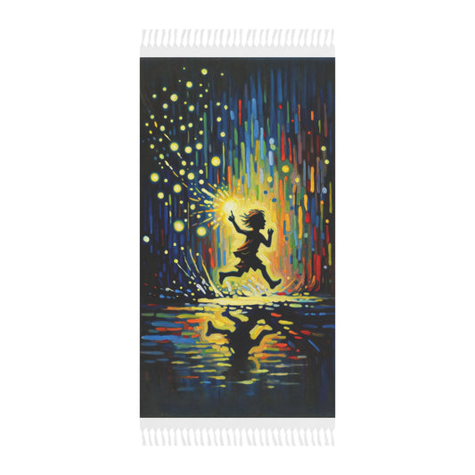 Child Firefly Chase Boho Beach Cloth - ATUH.ART