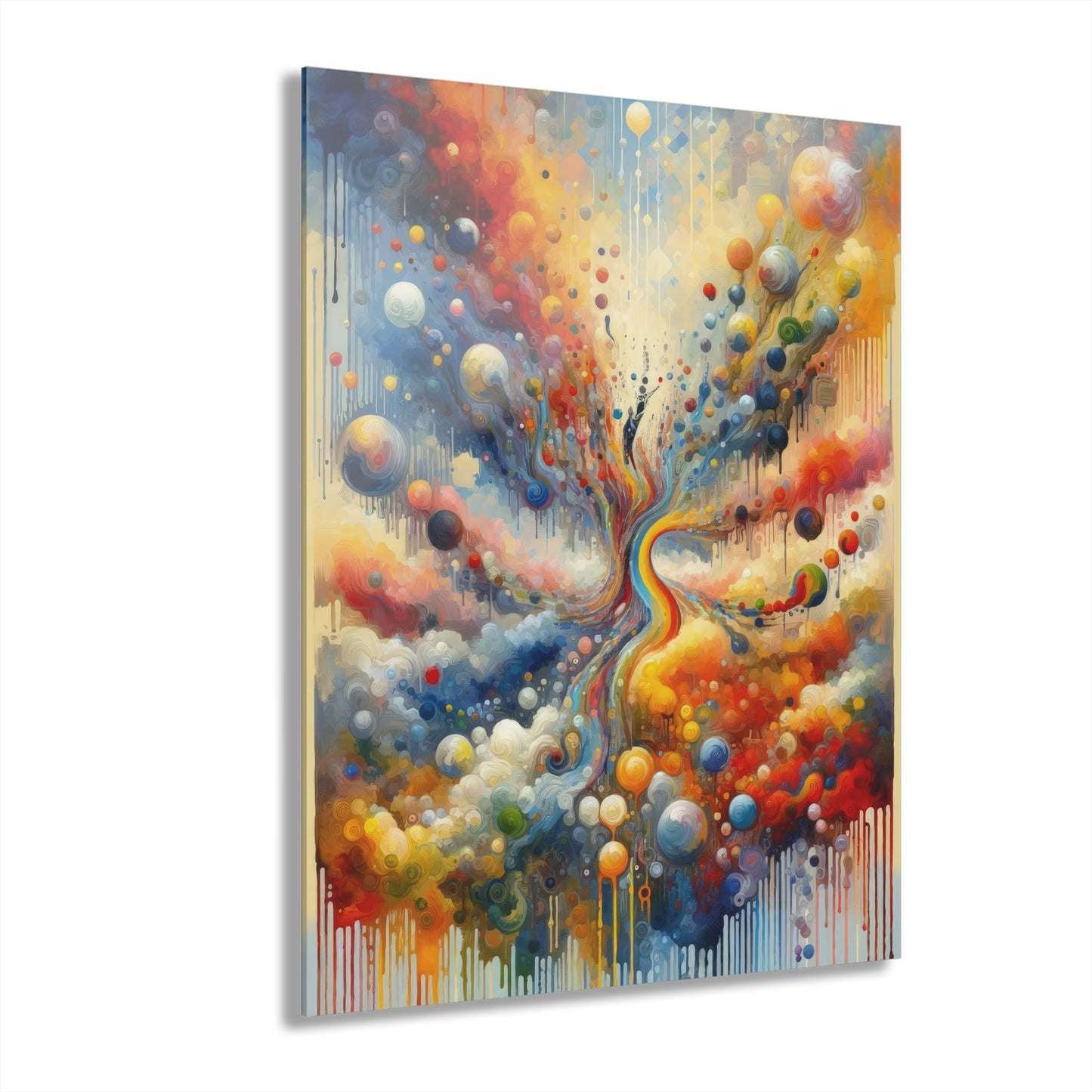 Choices Tachism Canvas Acrylic Prints (French Cleat Hanging) - ATUH.ART