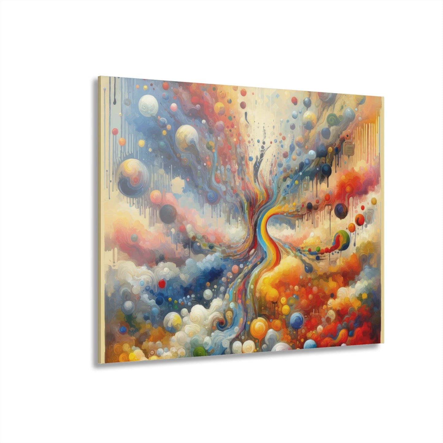 Choices Tachism Canvas Acrylic Prints (French Cleat Hanging) - ATUH.ART