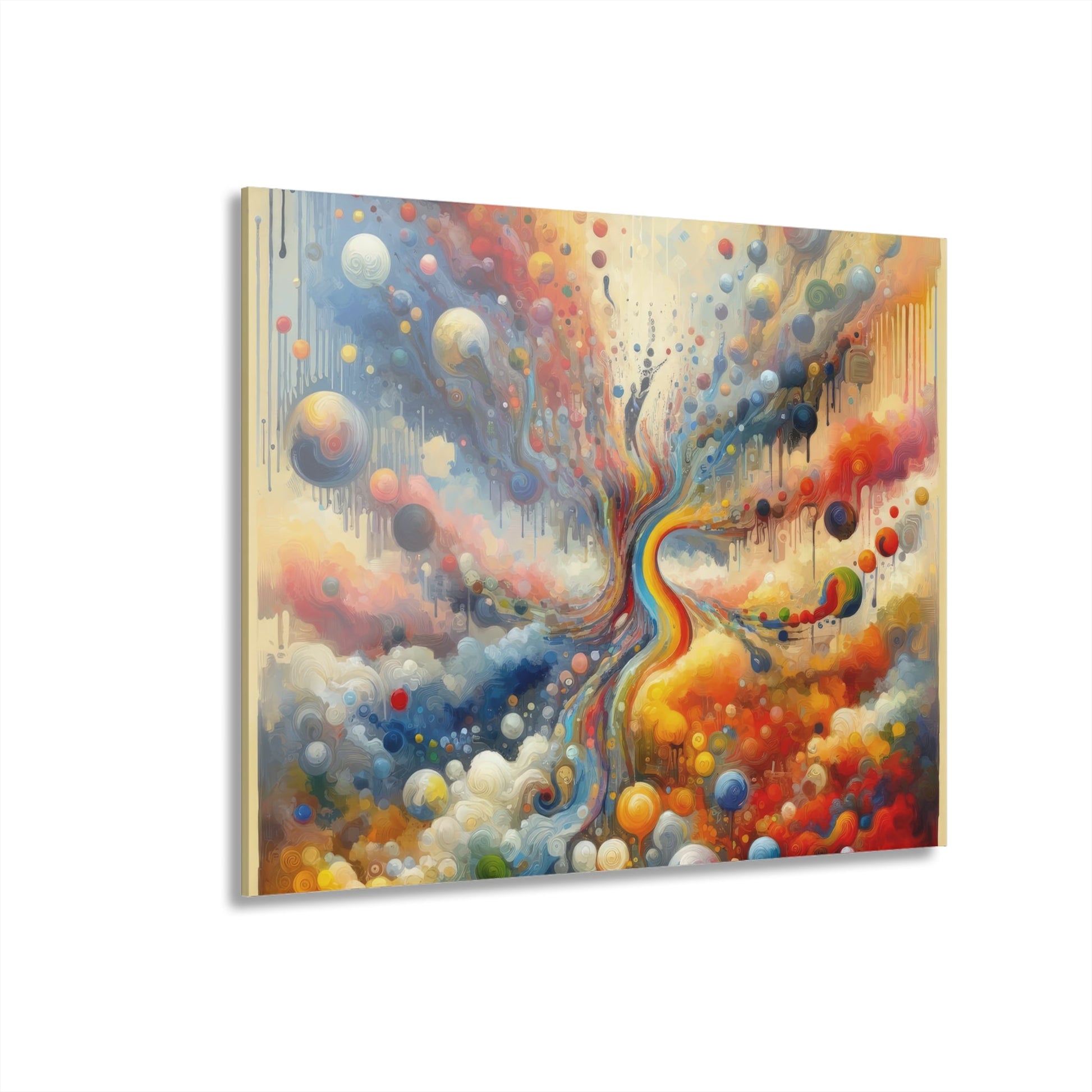 Choices Tachism Canvas Acrylic Prints (French Cleat Hanging) - ATUH.ART