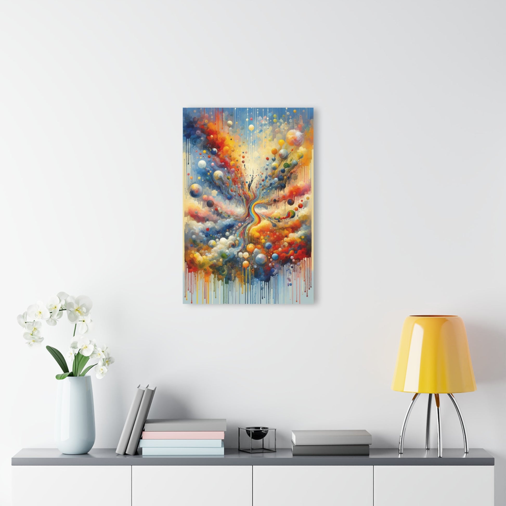 Choices Tachism Canvas Acrylic Prints (French Cleat Hanging) - ATUH.ART