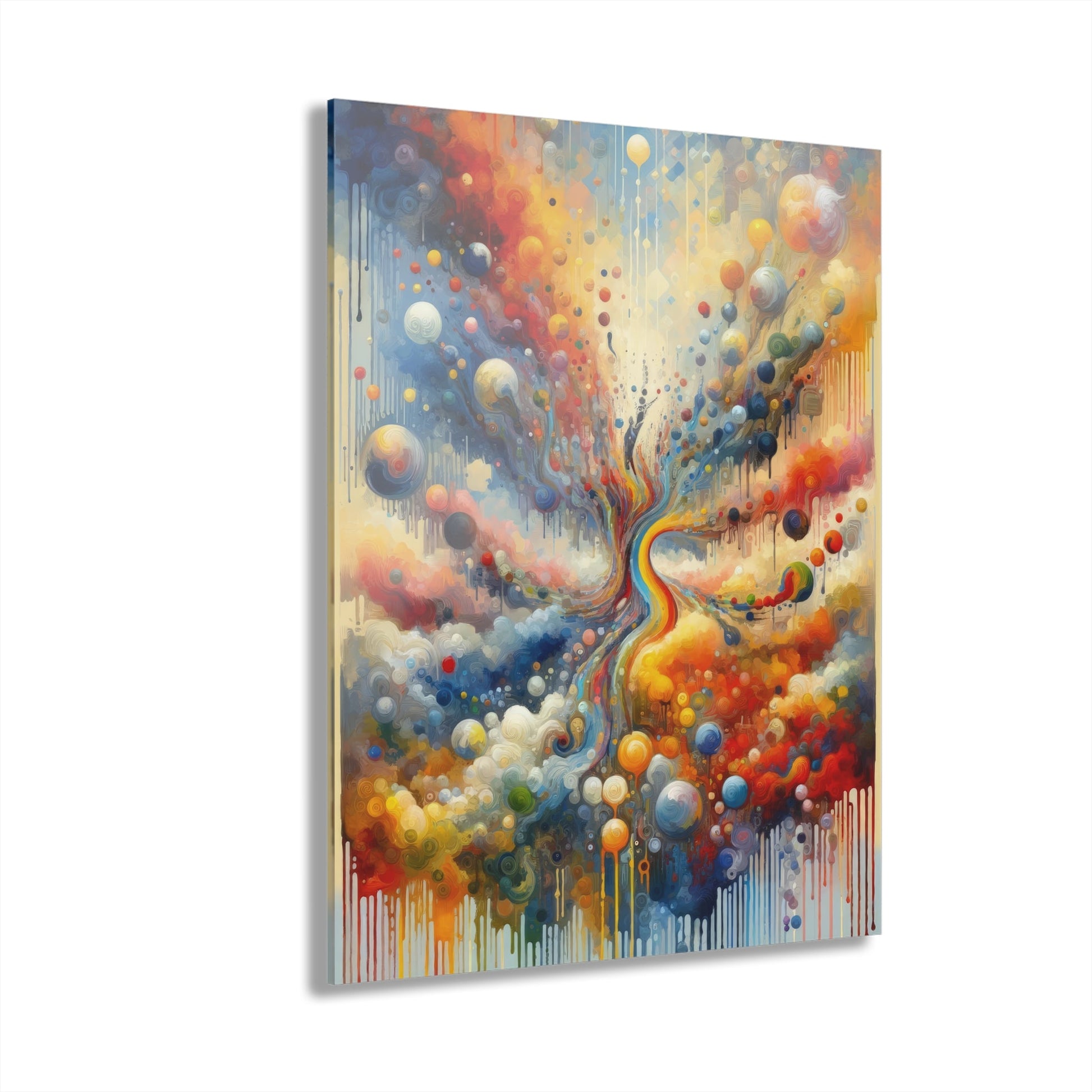 Choices Tachism Canvas Acrylic Prints (French Cleat Hanging) - ATUH.ART