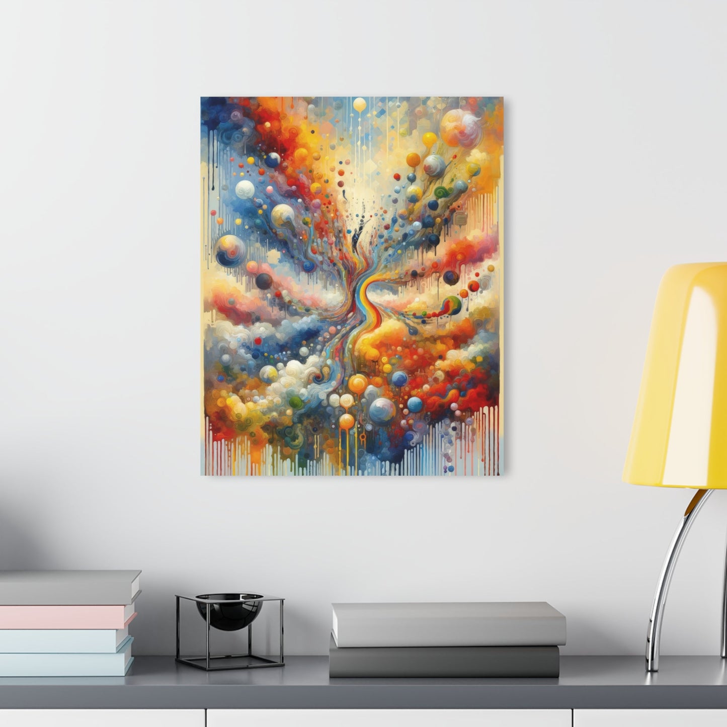 Choices Tachism Canvas Acrylic Prints (French Cleat Hanging) - ATUH.ART