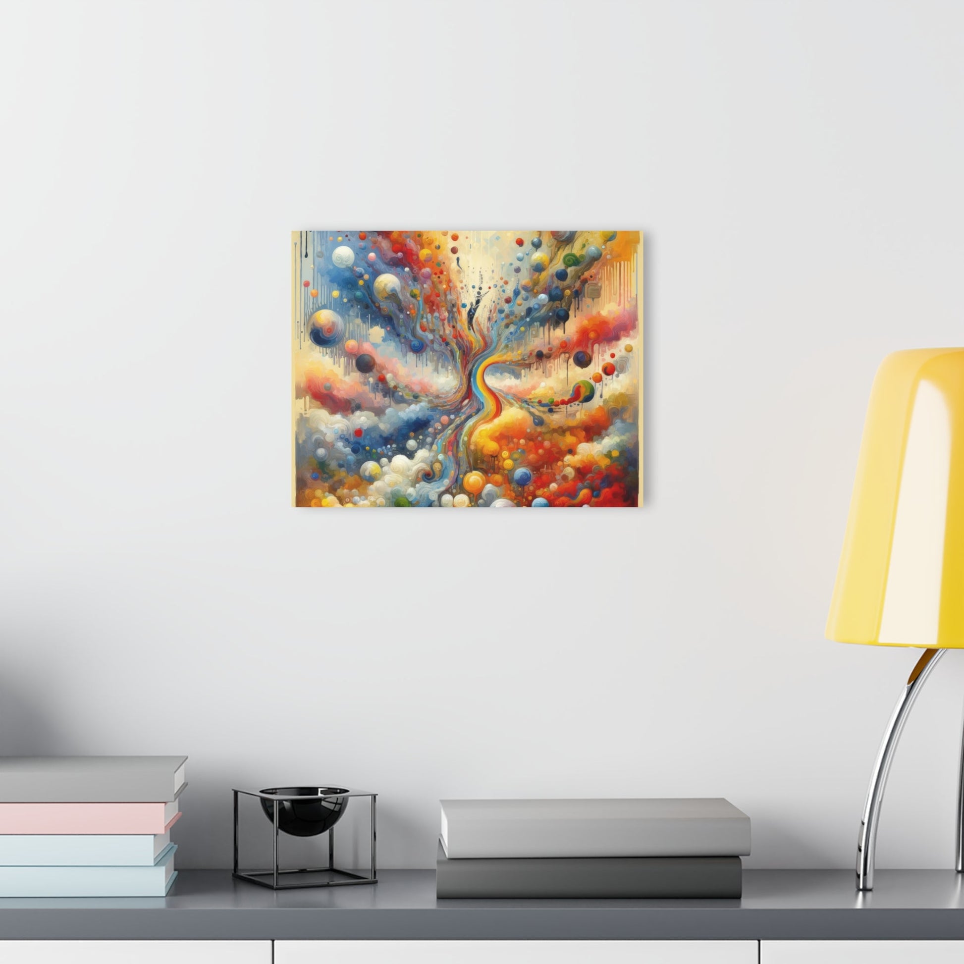 Choices Tachism Canvas Acrylic Prints (French Cleat Hanging) - ATUH.ART