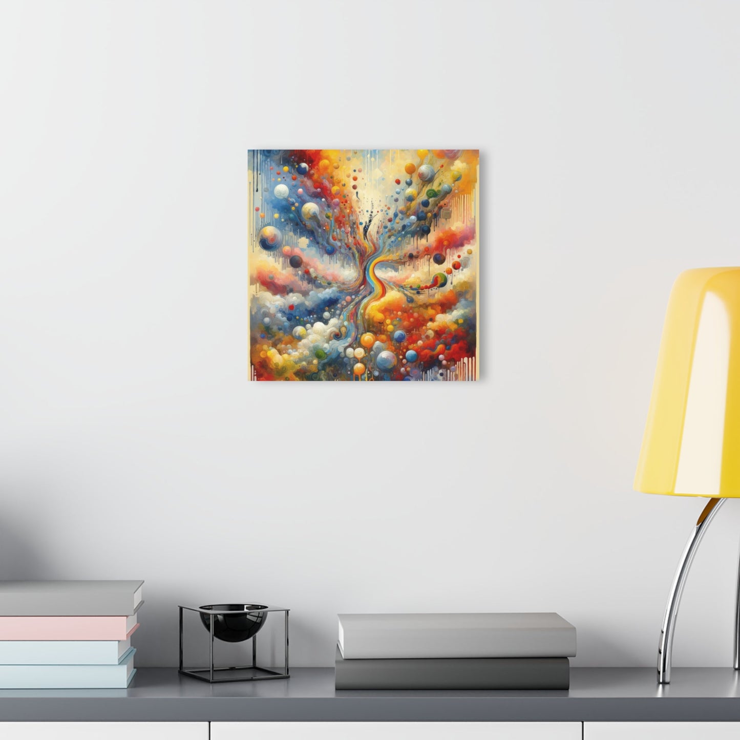 Choices Tachism Canvas Acrylic Prints (French Cleat Hanging) - ATUH.ART