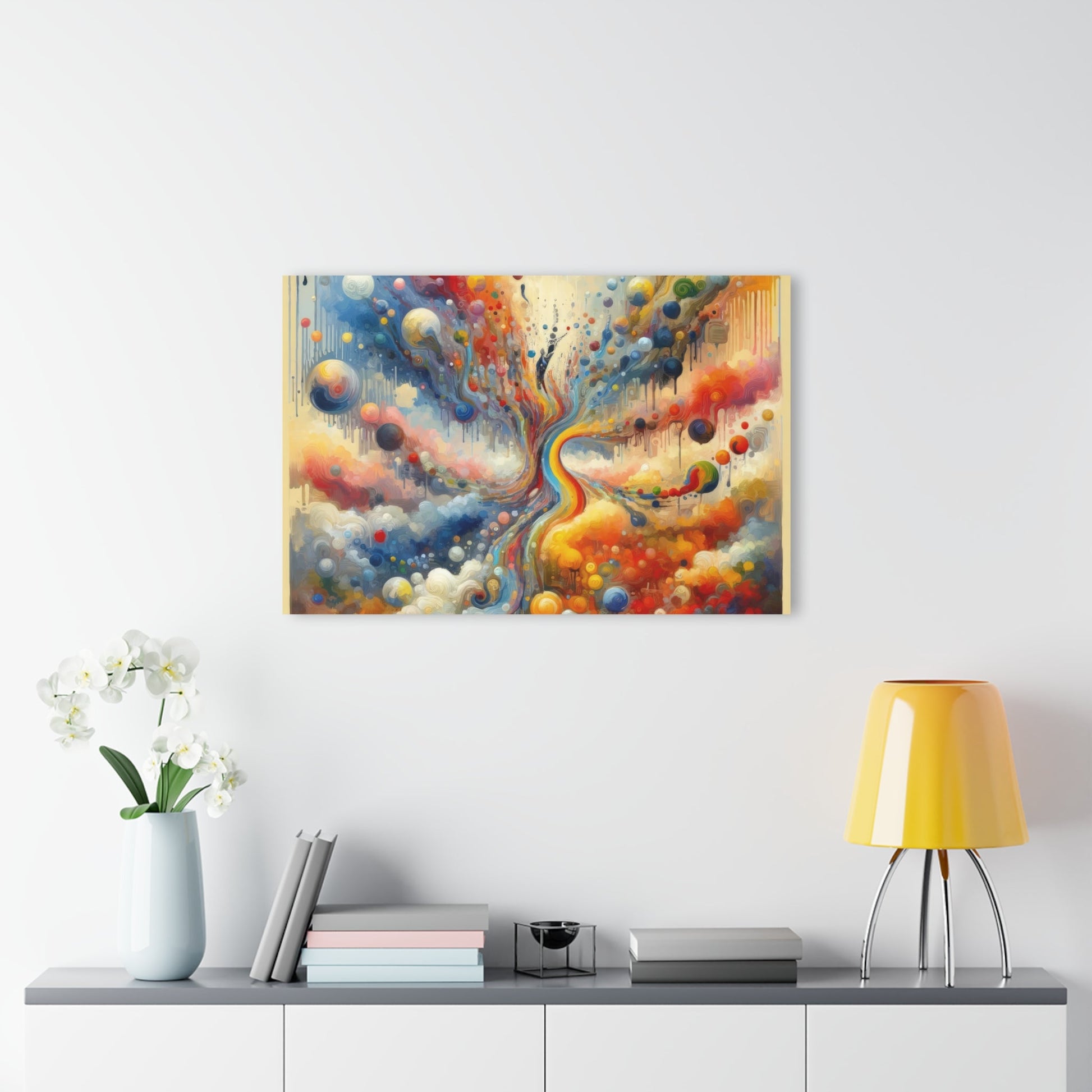 Choices Tachism Canvas Acrylic Prints (French Cleat Hanging) - ATUH.ART