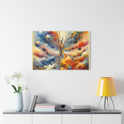Choices Tachism Canvas Acrylic Prints (French Cleat Hanging) - ATUH.ART
