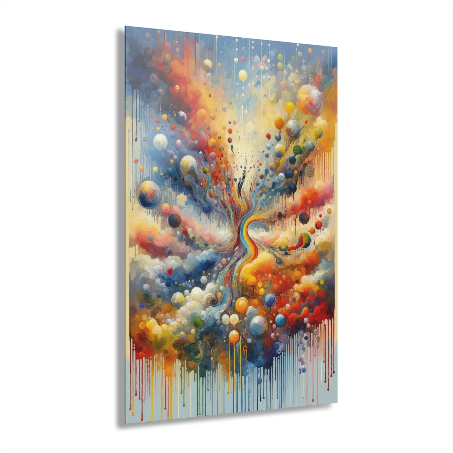 Choices Tachism Canvas Acrylic Prints (French Cleat Hanging) - ATUH.ART