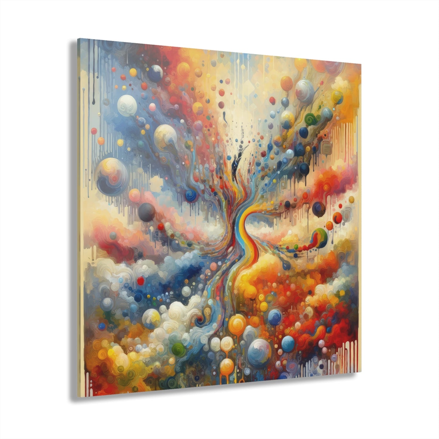 Choices Tachism Canvas Acrylic Prints (French Cleat Hanging) - ATUH.ART