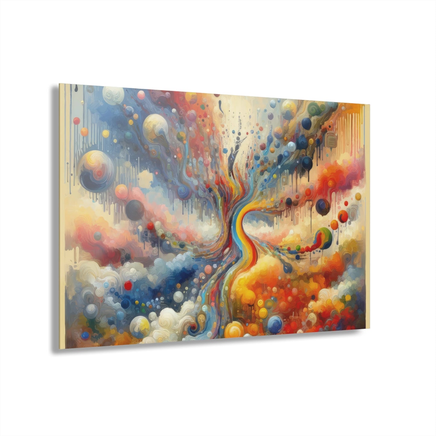 Choices Tachism Canvas Acrylic Prints (French Cleat Hanging) - ATUH.ART