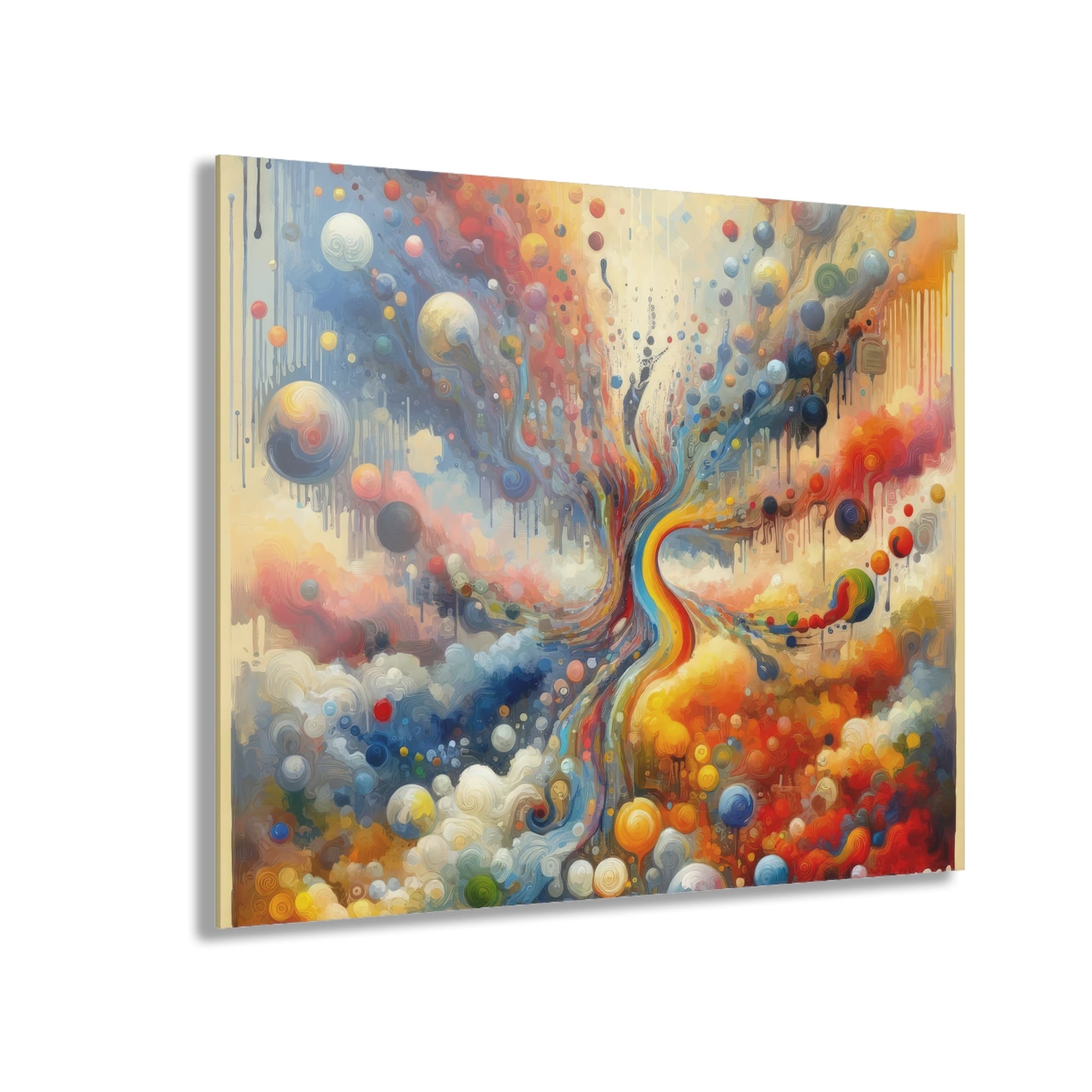 Choices Tachism Canvas Acrylic Prints (French Cleat Hanging) - ATUH.ART