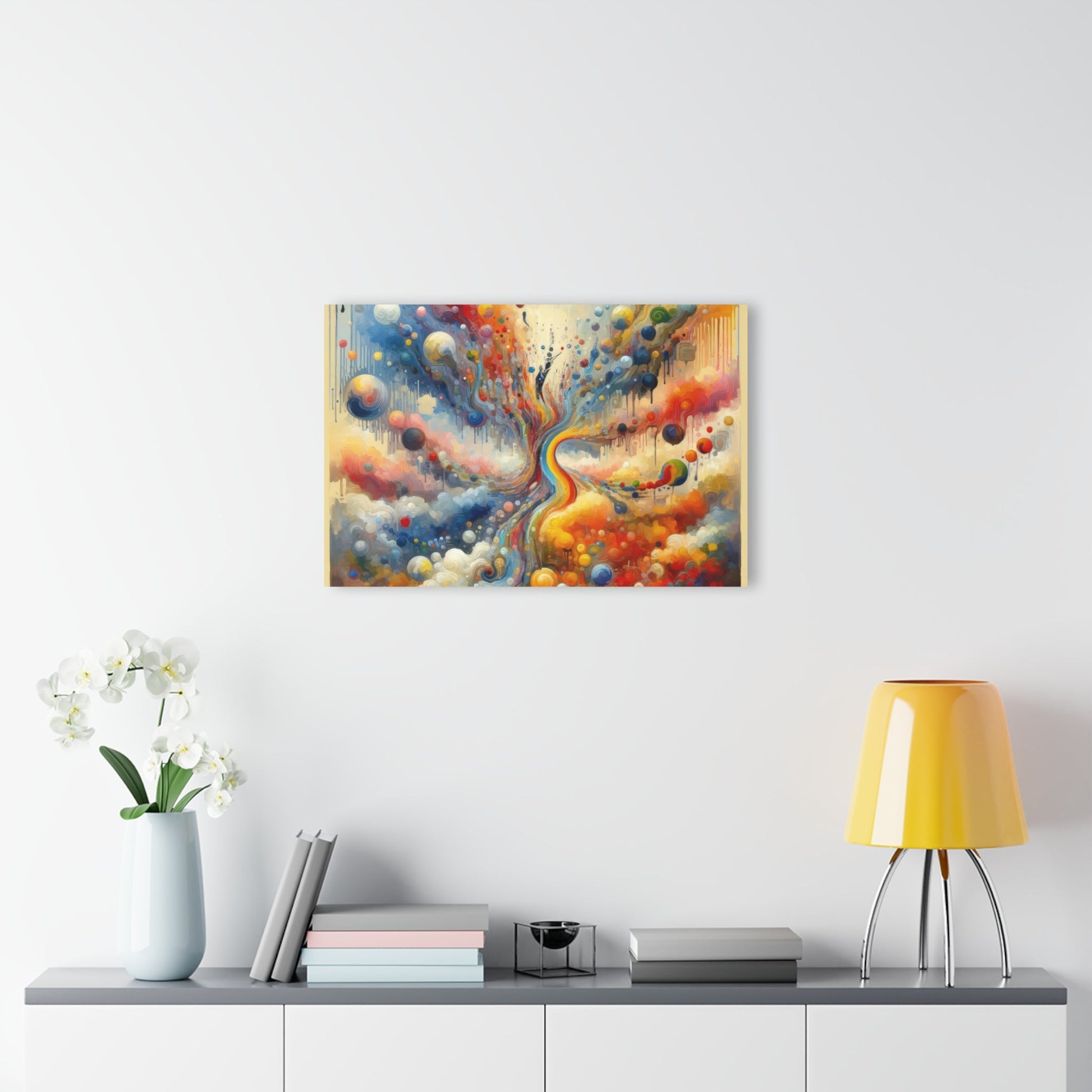 Choices Tachism Canvas Acrylic Prints (French Cleat Hanging) - ATUH.ART